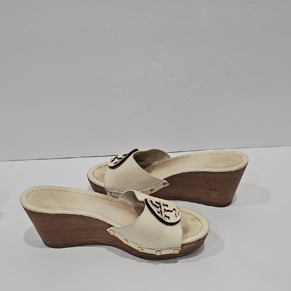 Tory Burch Wedge Slide Sandals for Women Size 8M